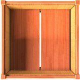  Vrtna sadilica voštano smeđe boje 70 x 70 x 70 cm od borovine | shoptok.hr