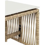  Vrtni stolci s jastucima 4 kom bež 41x41x36 cm od poliratana | shoptok.hr