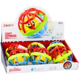  Senzorna lopta za bebe, šarena gumena zvečka | shoptok.hr