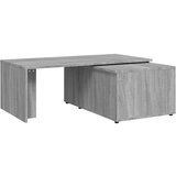  Klubska mizica siva sonoma 150x50x35 cm inženirski les, (20712473) | Shoptok.si