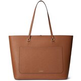 Polo Ralph Lauren Shopper torba 'Karly' smeđa / zlatna | shoptok.hr