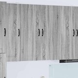vidaXL zidni kuhinjski ormarić s policom siva sonoma 80 x 31 x 100 cm | shoptok.hr