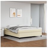  S oprugama i madracem krem 180x200 cm od umjetne kože | shoptok.hr