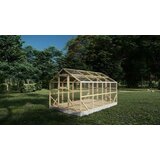  Drveni plastenik CASA L 2.6m x 4m, polykarbonat 4mm | shoptok.hr