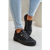 Big Star Women's insulated platform sneakers Big Star black | shoptok.hr