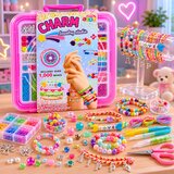  Jewelry Making Set in a Case Beads Pendants Letters 1000 pcs. | shoptok.hr
