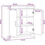  Kreveta Crni hrast 72 x 36 x 80 cm Konstruirano drvo | shoptok.hr