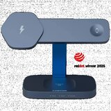 Canyon Wireless Charging Station Hexagon 310 3in1 DarkGrey/Blue ( CNS-WCS310DGBL ) | ePonuda.com