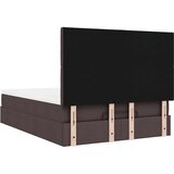  Otomanska postelja z vzmetnico & LEDs rjav 140x190 cm blago, (22011971) | Shoptok.si
