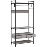  Ormar s ladicama sivi hrast 89x39x184,5 cm konstruirano drvo | Eponuda.ba