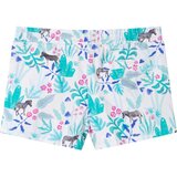  Dječje kratke hlače s vezicom prljavo bijela i tamna boja mente 116 | shoptok.hr