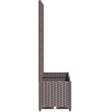 Vrtna sadilica s rešetkom smeđa 80 x 40 x 136 cm PP | shoptok.hr