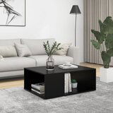 The Living Store Klubska mizica črna 90x67x33 cm iverna plošča - Klubska Mizica, (21574143) | Shoptok.si