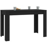 vidaXL Blagovaonski stol crni 120 x 60 x 76 cm od iverice | shoptok.hr