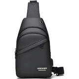 Torba čez ramo WEIXIER XE-35515 - Črna