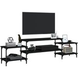 TV ormarić crni 197 x 35 x 52 cm od konstruiranog drva | Eponuda.ba