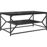  Kava Stol Crni hrast 90 x 50 x 40 cm Inženjerska drva i čelik | shoptok.hr