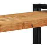 vidaXL Stenska polica 90x33x45 cm Masivni les Akacija | Shoptok.si