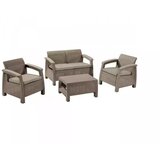 Keter CORFU II Baštenski set, Pe-ratan, kapućino (CU 227640) Cene
