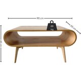 Konferencijski sto NOVA 90x55 cm hrast | Eponuda.com