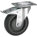 Kotač SKRETNI S KOČNICOM 100X32mm,105x85mm