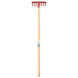 Strend Pro Dječje grablje s 8 zuba i drvenom drškom - 90 cm | shoptok.hr