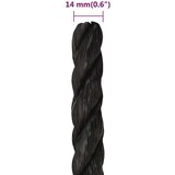  Delovna vrv črna 14 mm 250 m polipropilen | Shoptok.si