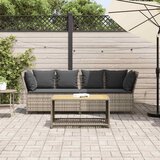  Vrtna sofa s jastucima siva od poliratana | shoptok.hr