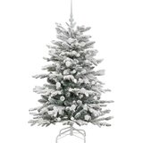  Umjetno božićno drvce s nogom Bijelo 150 cm PE i PVC | shoptok.hr