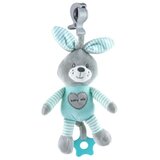 Baby Mix plišana igračka za kolica - glazbeni Zeko Grey & Mint Cijene