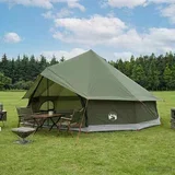 šator s krovom Maslinastozelena 600 x 600 x 350 cm
