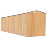  Vrtno spremište svjetlosmeđe 192 x 855 x 223 cm pocinčani čelik | shoptok.hr