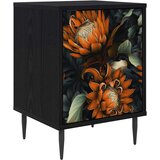  Noćni ormar LOCHEM Crni hrast 36 x 33 x 51 cm Konstruirano drvo | shoptok.hr