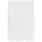 vidaXL Čipkasta Zavesa z zavesami Bela 280 x 300 cm Poliester, (5000149473) | Shoptok.si