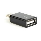  USB 2.0 Type-C adapter (CM/AF), BLACK, GEMBIRD CC-USB2-CMAF-A | Eponuda.ba