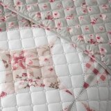 Catherine Lansfield Zeleno pre&amp;scaron;ito pregrinjalo 220x230 cm Pinsonic Patchwork &amp;ndash; Slike