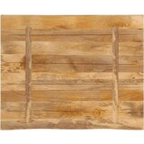 Stolna Mizna plošča 100x80x3,8cm naraven rob trden robusten mangov les, (21832249) | Shoptok.si