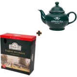 Ahmad Tea čajnik zeleni, 445 ml + Čaj English Breakfast, 100 kesica cene