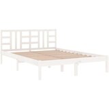  Za krevet od masivne borovine bijeli 120 x 200 cm | shoptok.hr