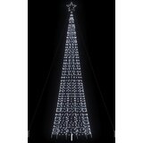 vidaXL Osvetljena novoletna jelka s konicami 1534LED hladno bela 500cm | Shoptok.si