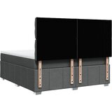  Okvir kreveta s oprugama i madrac svjetlosivi 180x200cm tkanina | shoptok.hr