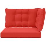  Zunanja blazina za kavč 3 pcs Rdeča Poliester, (5000202393) | Shoptok.si