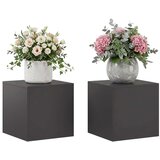  Stalak za biljke 2 pcs Crna 40 x 40 x 40 cm Čelik | shoptok.hr