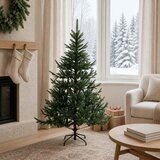  Umjetno božićno drvce s nogom 120 LED lampica | shoptok.hr