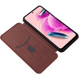 INORCO Za Xiaomi Redmi Note 12S 4G držalo za kartico, usnjena torbica za telefon, stojalo s teksturo ogljikovih vlaken, (22035461) | Shoptok.si