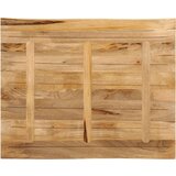 Stolna ploča sa živi rub 90x80x3 8 cm masivno grubo drvo manga | shoptok.hr