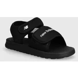 New Balance Otroški sandali SYA750A3 črna barva