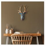 Wallity zidna dekoracija Deer, 26x38x17cm, Zlatna boja | ePonuda.com