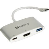 Sandberg Adapter 136-00 USB-C na HDMI+USB A+USB-C Cene