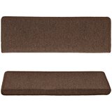  Prostirke za stepenice 15 kom 65x21x4 cm smeđe pravokutne rubove | shoptok.hr